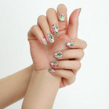 Load image into Gallery viewer, This set is inspired by joyous road-trip moments in the desert. The baby pink and the green tea undertone compliments the excitement of cactus.