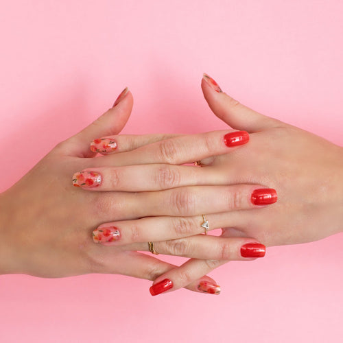 Pretty as a peach, this set tells a romantic tale. Ride into the sunset with this vintage print.